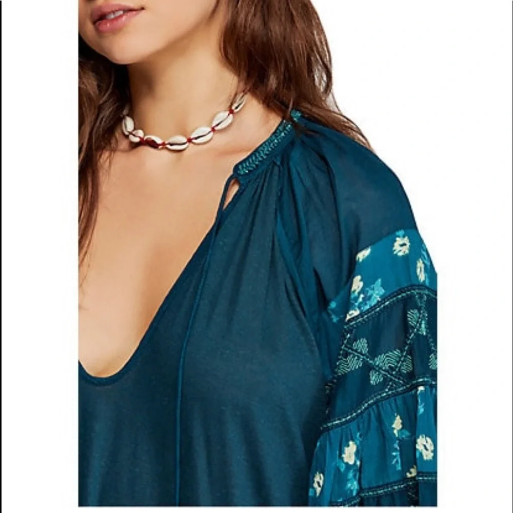 FREE PEOPLE Mix It Up Tunic Mini Dress - Picture 7 of 8